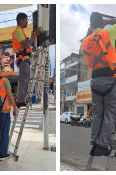 Prefeitura de Paulo Afonso intensifica manutenção de semáforos para garantir segurança no trânsito