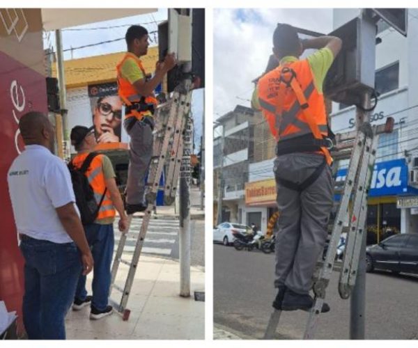 Prefeitura de Paulo Afonso intensifica manutenção de semáforos para garantir segurança no trânsito