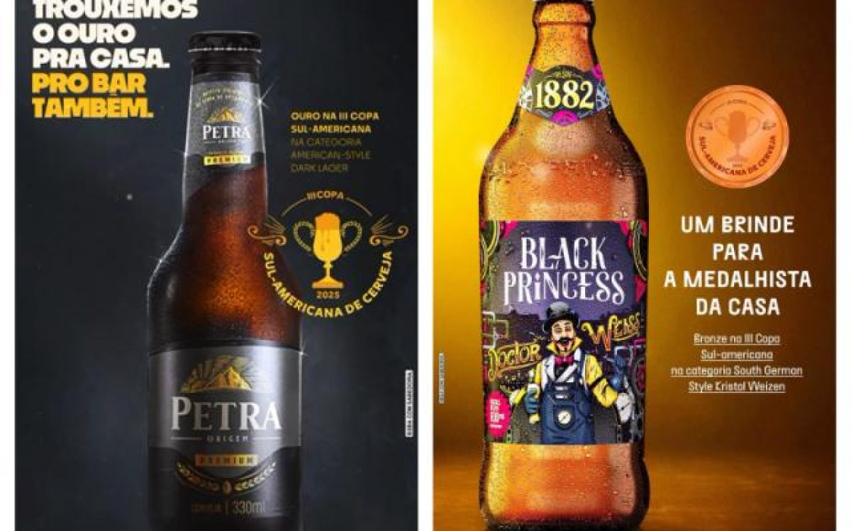 Petra e Black Princess conquistam medalhas de ouro e bronze na III Copa Sul-Americana de Cerveja