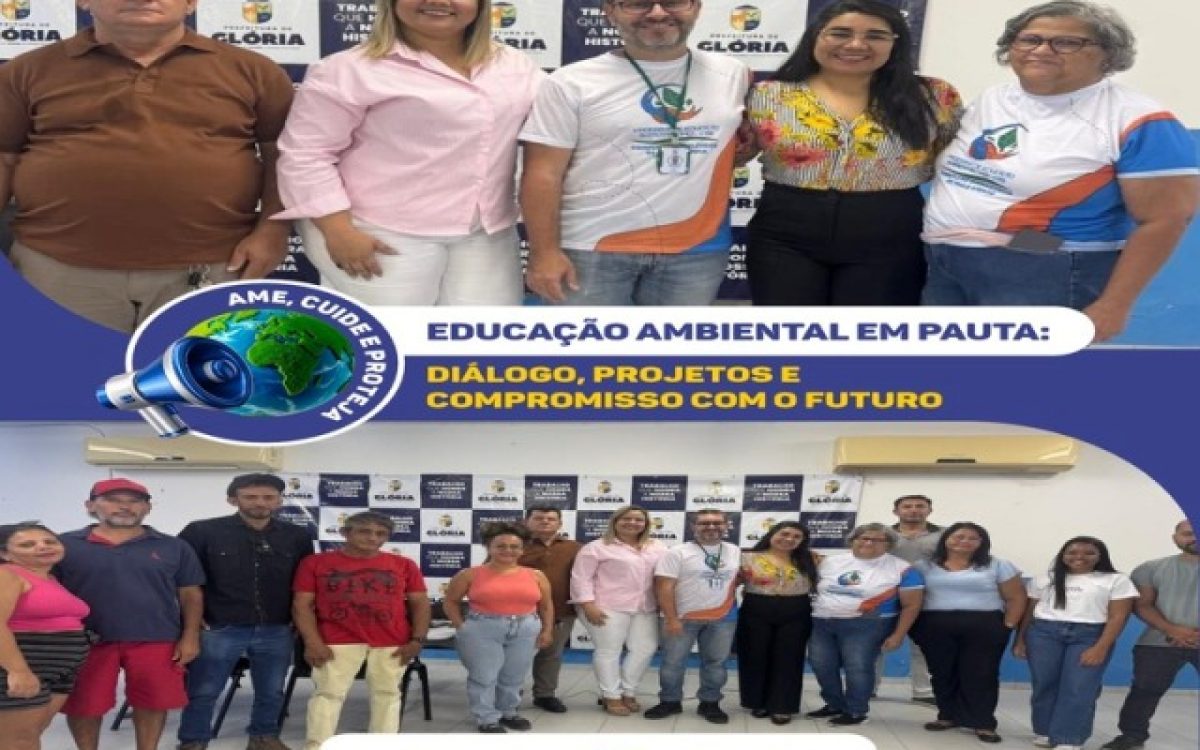 Município de Glória seleciona projetos ambientais e define diretrizes para comissões locais