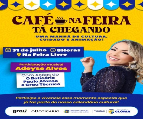 “Café na Feira” promove mais uma manhã de cultura, cuidado e animação em Glória