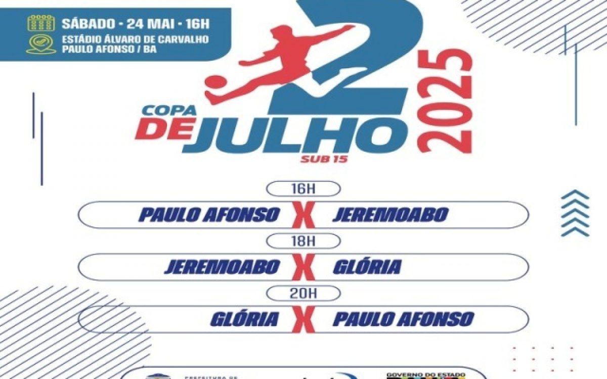 Glória estreia na Copa 2 de Julho Sub-15 e escreve novo capítulo no futebol de base
