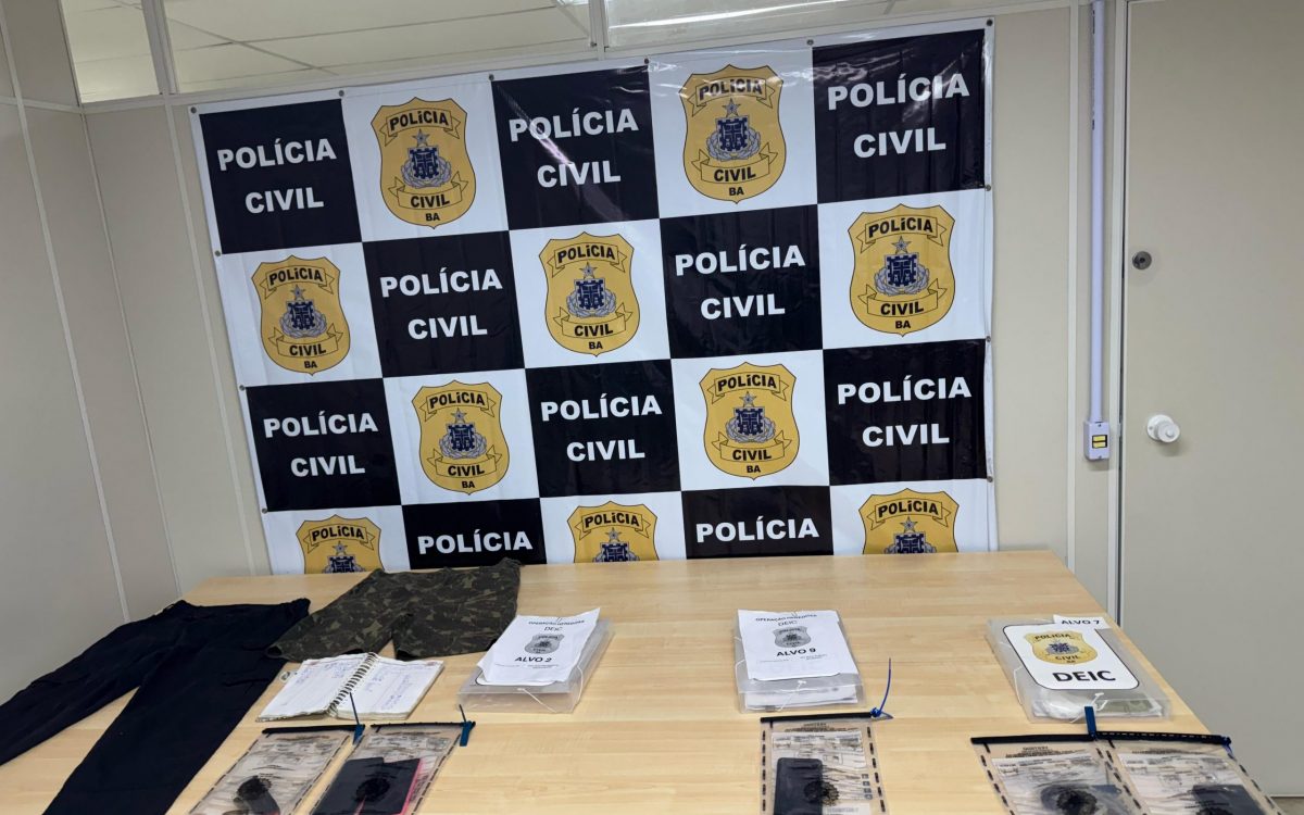 Polícia Civil prende 18 envolvidos com crimes contra o patrimônio na Bahia