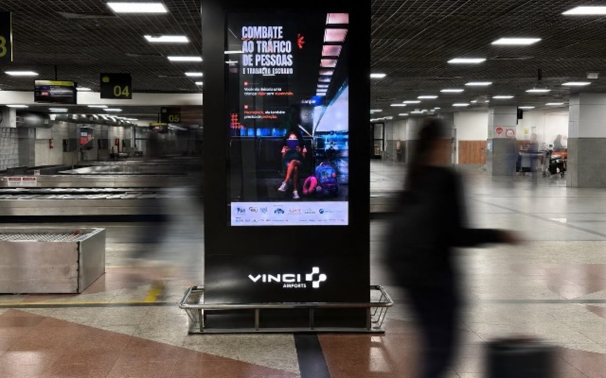 Aeroporto de Salvador integra campanha nacional contra o tráfico de pessoas