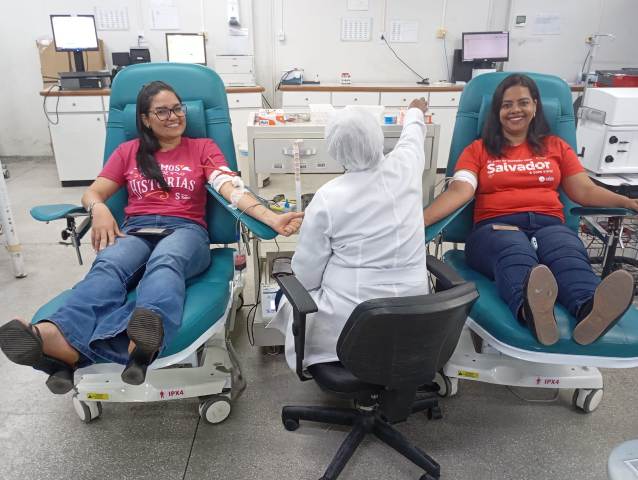 Colaboradores do Sabin participam de campanha de doação de sangue