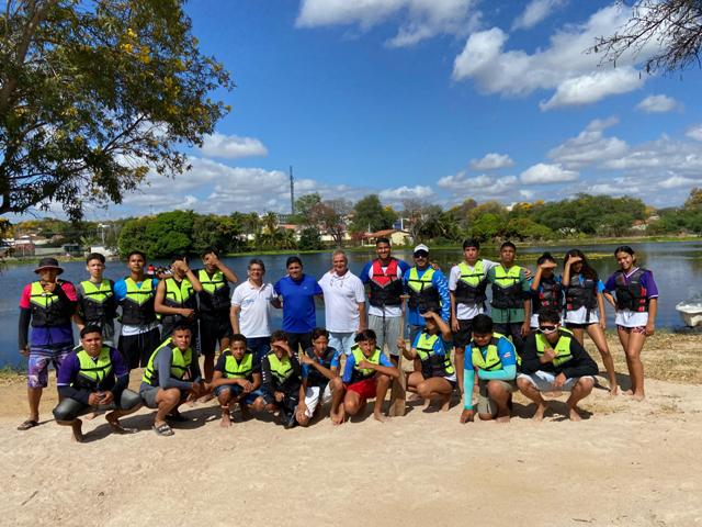 Abertura do 4º Festival Estudantil de Remo reúne diversos alunos e profissionais no Lago o Touro e a Sucuri