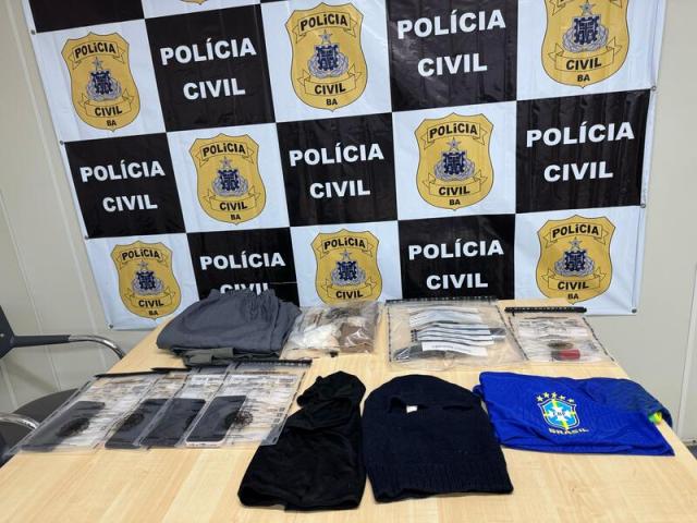 Polícia Civil desarticula grupo criminoso responsável por roubo a banco