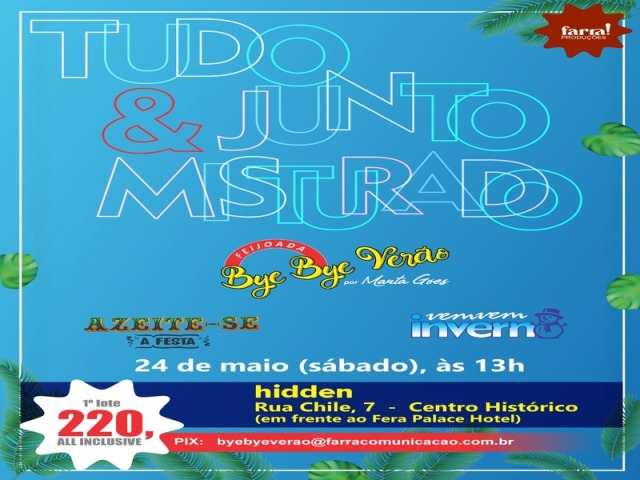 Feijoada Bye Bye Verão une sabores, música e celebração em Salvador