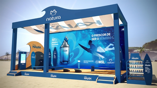 Com ações interativas e experiências sensoriais, Natura Kaiak inova mais uma vez na WSL e promete surpreender o público