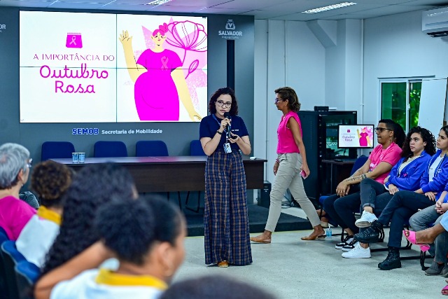 Outubro Rosa: Semob promove encontro com mais de 100 mulheres em dia de aprendizado e acolhimento
