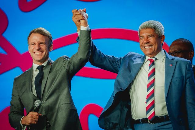 Croissant com vatapá: a química entre Macron e Jerônimo