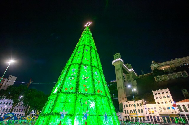 Natal Salvador movimenta a semana com atrações no Centro Histórico, Mega Árvore Estrelada e Vila Sustentável