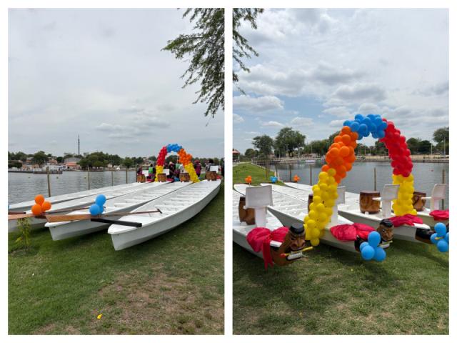 Prefeitura Municipal de Paulo Afonso entregou quatro novos barcos destinados à modalidade Dragon Boat