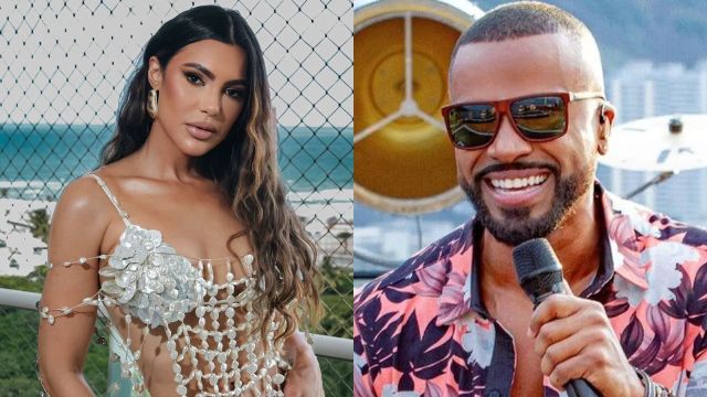 Alexandre Pires convida Vina Calmon para participação especial durante show em Balneário Camboriú