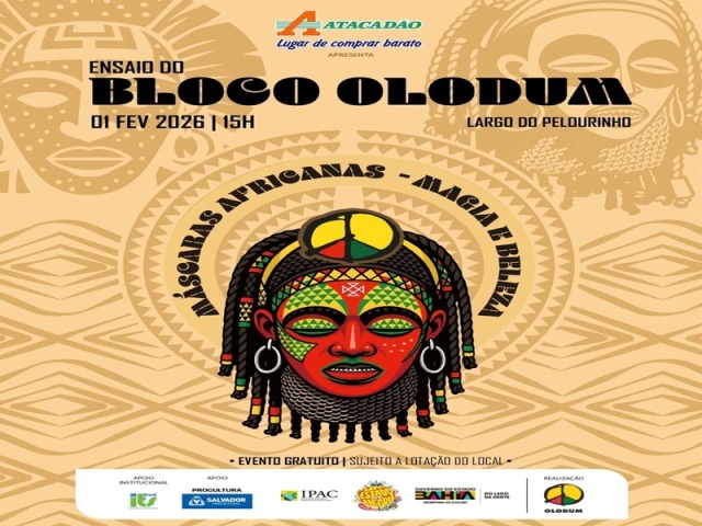 Terceiro Domingo Musical do Olodum acontece no Largo do Pelourinho