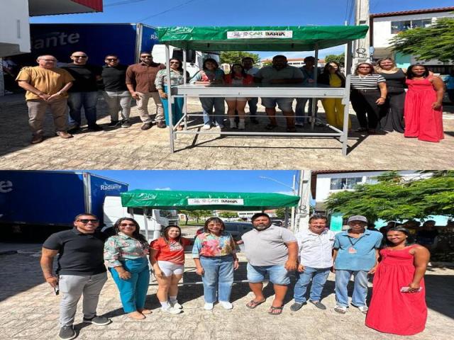 Prefeitura de Glória entrega novas barracas para feirantes e artesãos