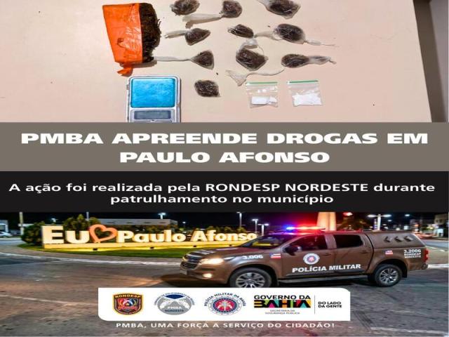 RONDESP NORDESTE APREENDE DROGAS E BALANÇA DE PRECISÃO NO BAIRRO TROPICAL