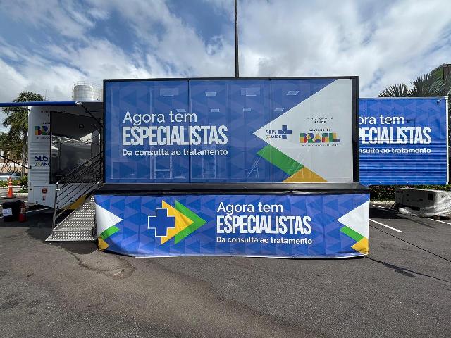 Ministério da Saúde leva para três municípios da Bahia Carretas de Saúde da Mulher e de Oftalmologia