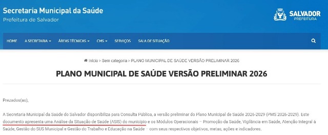 Documentos produzidos pela gestão Bruno Reis mostram o que o prefeito tenta esconder: Salvador tem atenção básica insuficiente e isso pressiona as UPAs