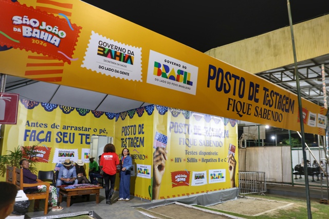 Iniciativa da Sesab, estratégia de testagem para ISTs soma mais de 1,6 mil exames em três dias e se consolida no São João de Cruz das Almas