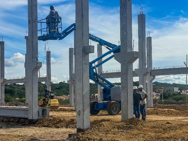 Conder avança na construção do Hospital e Maternidade Regional do Sisal, em Serrinha