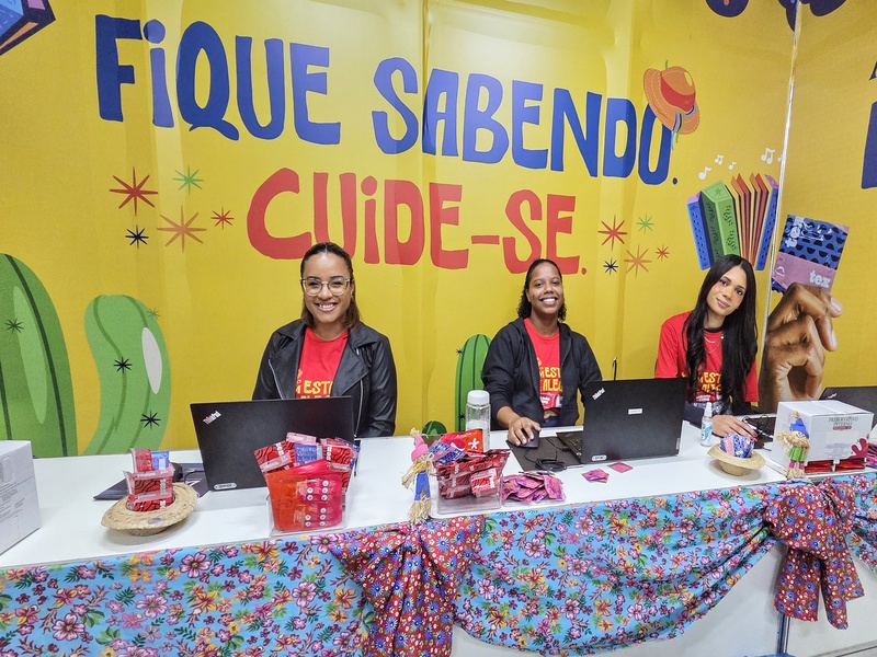 Com recorde de atendimentos, posto da Sesab no Pedrão de Eunápolis reforça prevenção às ISTs