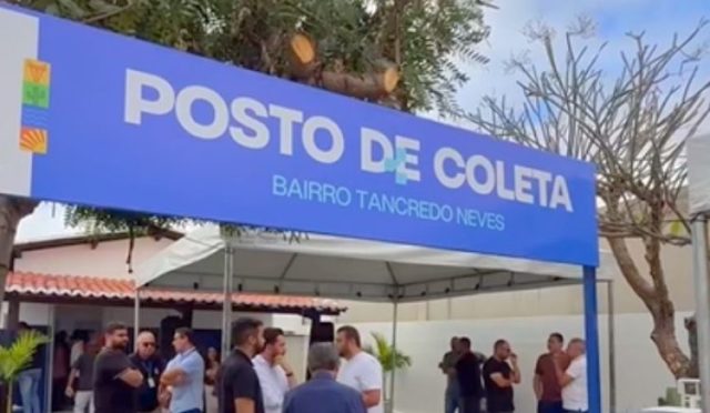Foto: Posto de Coleta entregue à população do complexo BTN.