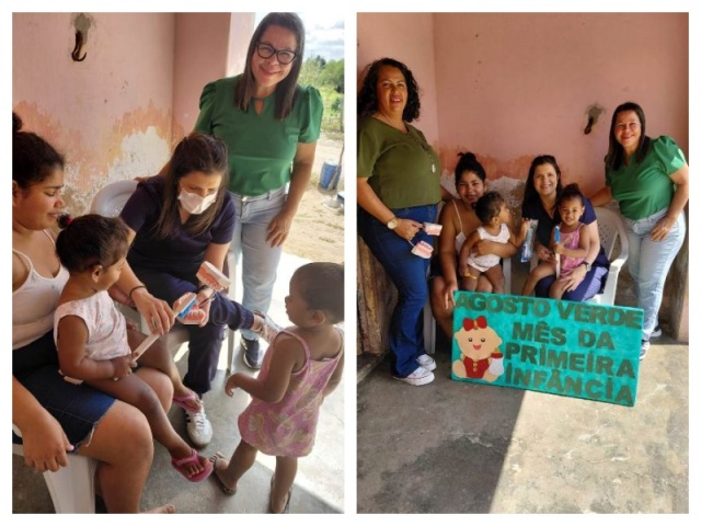 Glória promove ação de saúde bucal na primeira infância