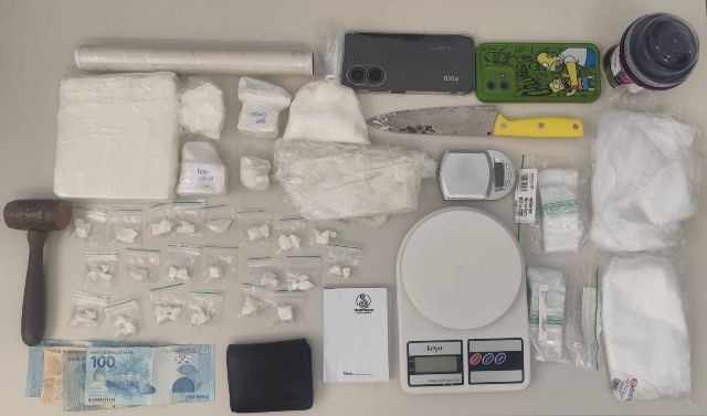 Polícia Militar apreende mais de 1,2 kg de substância análoga à cocaína em Paulo Afonso